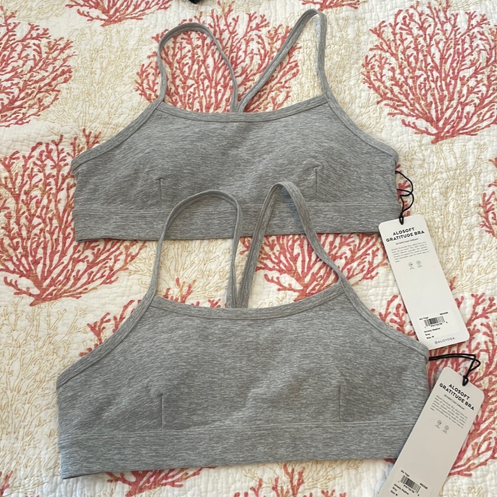 (2) NWT Medium Alosoft Gratitude bras